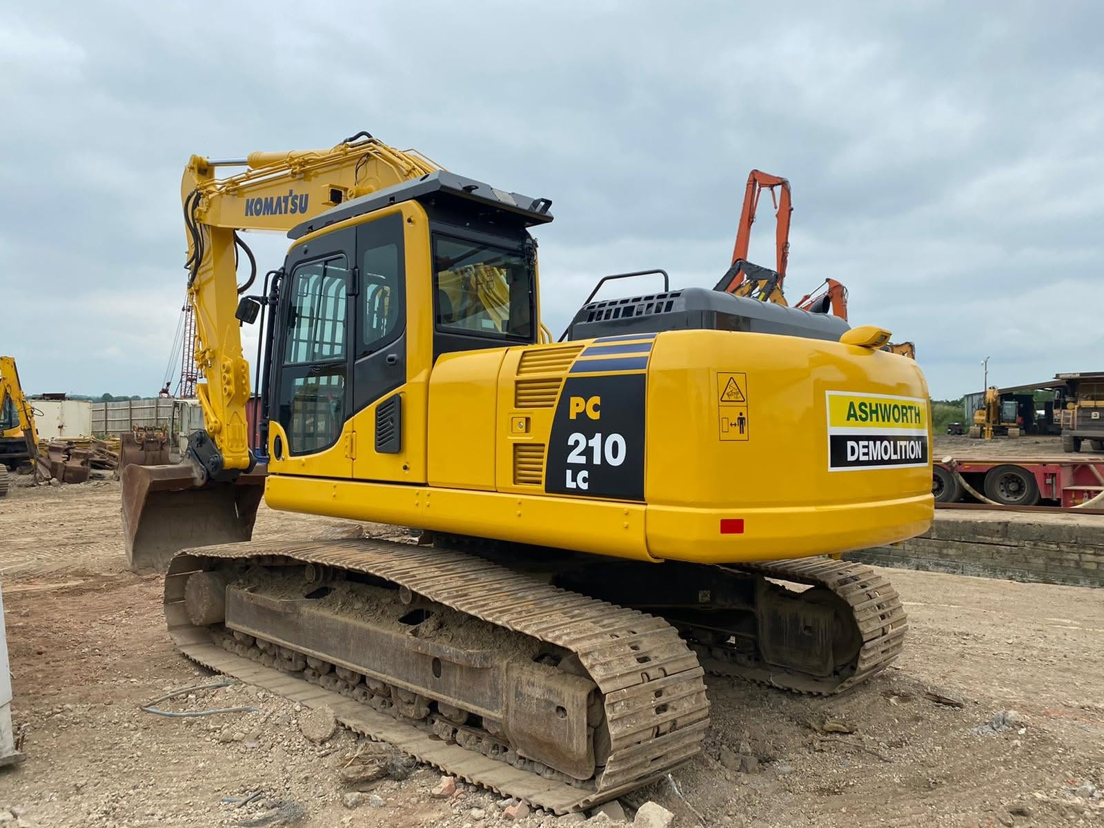 Komatsu PC210 from the Ashworth fleet